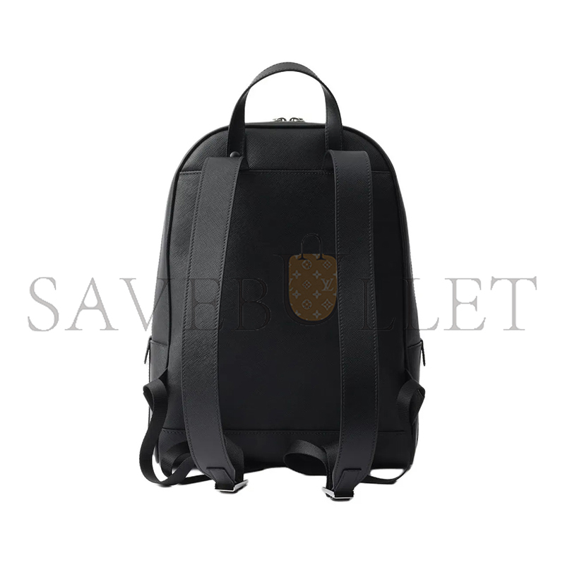 Pra*a saffiano leather backpack 2vz102 (28*40.5*12cm)
